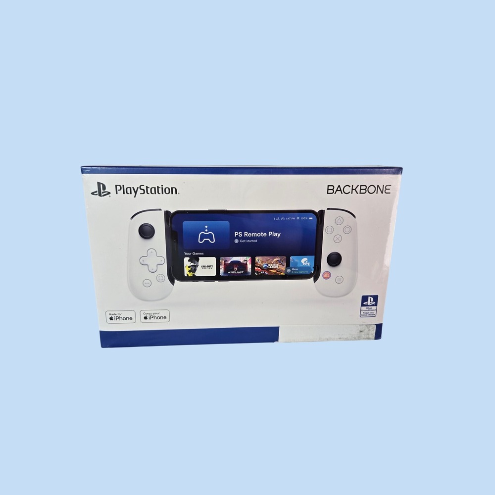 Backbone One PlayStation Edition Mobile Gaming Controller for iPhone White New